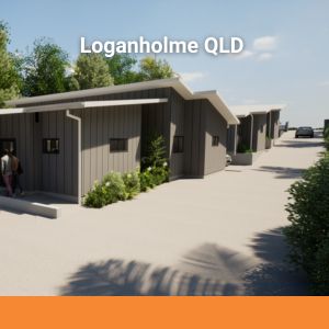 Modern residential housing in Loganholme Queensland Australia