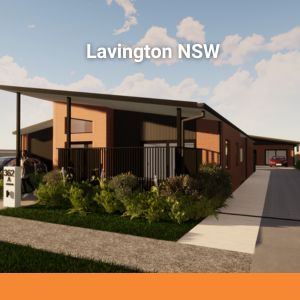 Modern residential house design in Lavington NSW