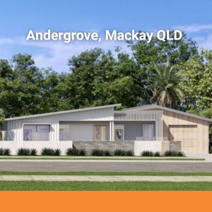 Modern house exterior in Andergrove Mackay Australia
