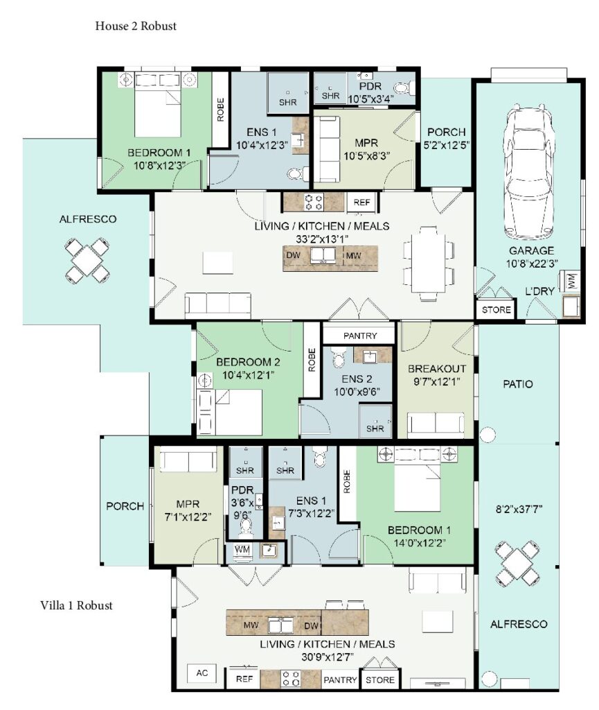Redland Bay Floor Plan - Lot 1 Rev.F markup copy