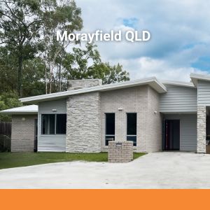 Modern house exterior in Morayfield Queensland Australia